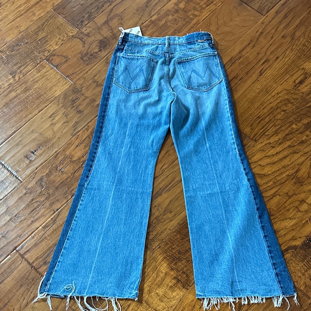 NWT Mother Tux Sidestepper Sneak Jeans sz 28 - Picture 4 of 5